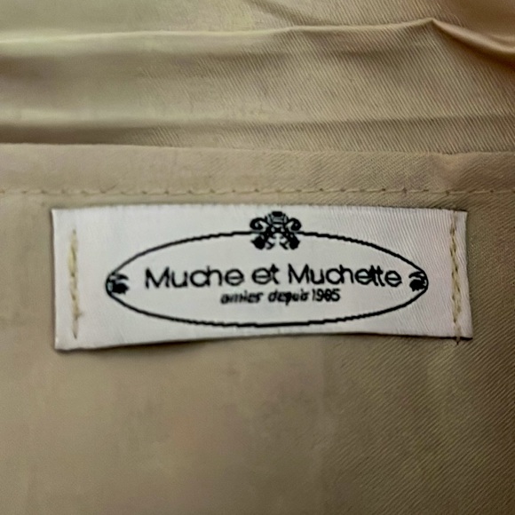 Muche Et Muchette Woven Gold Clutch - Picture 8 of 11